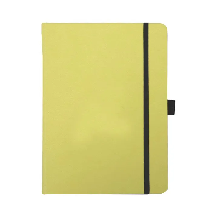 Embossed Leather Notebook With Elastic Strap Embossed Leather Notebook With Elastic Strap