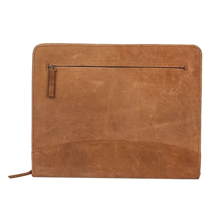 Thin Closure PU Leather Document Holder