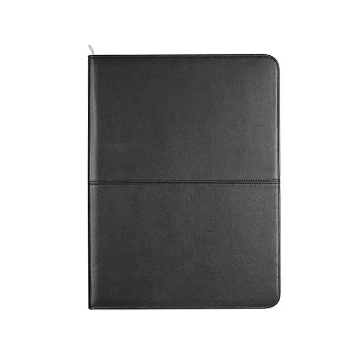 Zipper PU Leather Padfolio With Calculator