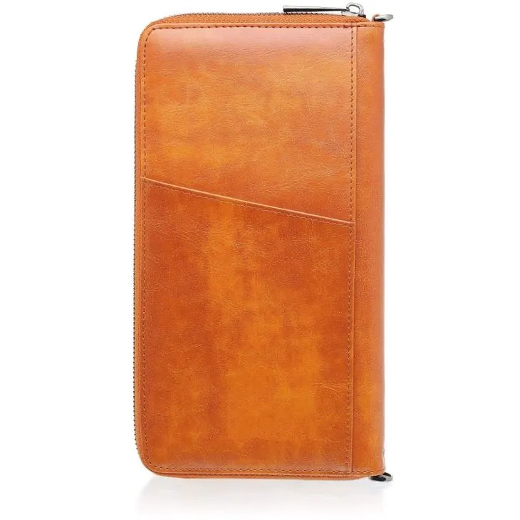 Leather Passport Holder For 2 Passports