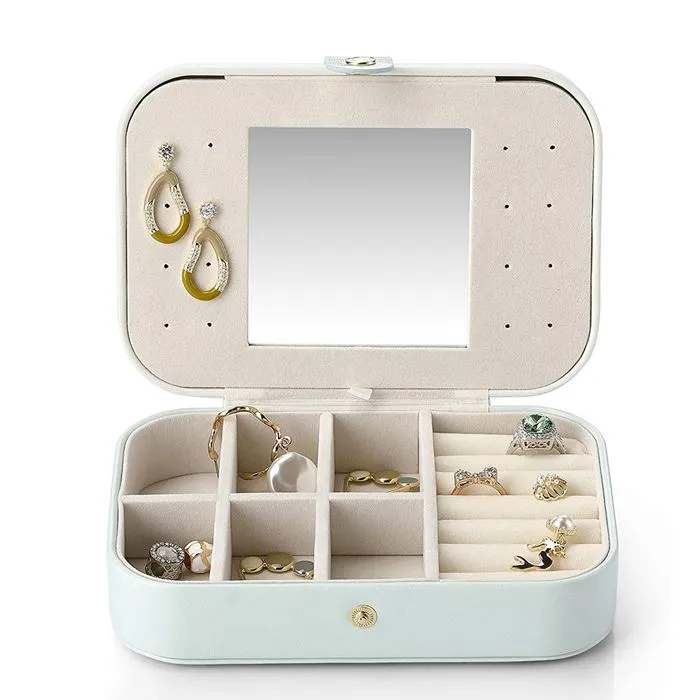 2 Layer Jewelry Box Leather